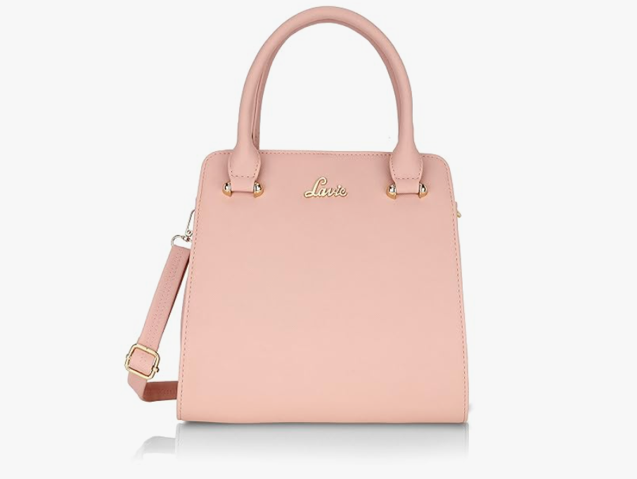 Lavie Ushawu Satchel Bag — structured faux-leather branded handbag