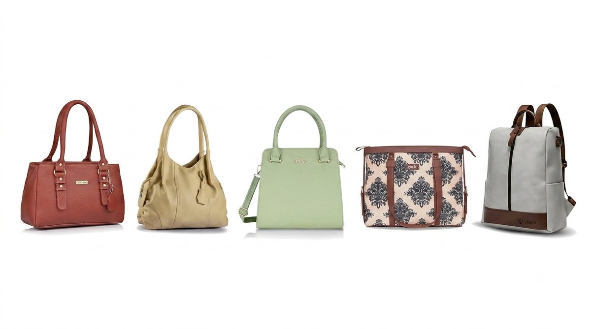 Best office bag for women &mdash; five handbags, totes and a backpack from Fostelo, Lavie, ZOUK and VISMIINTREND (Roopalia)