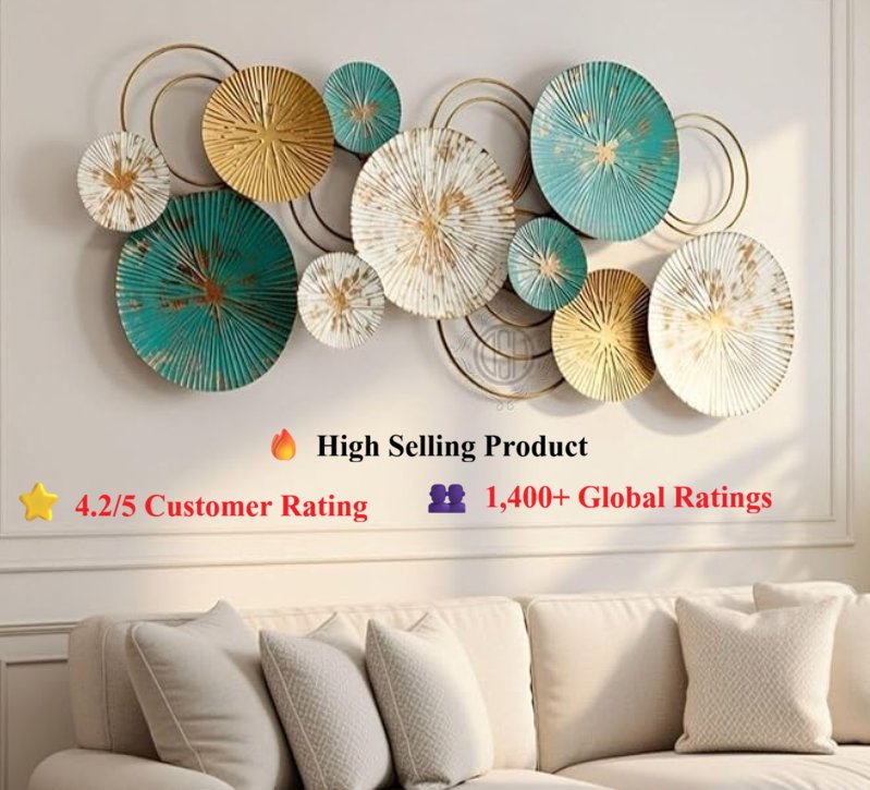 DSH Metal Wall Decor Review (Hindi)