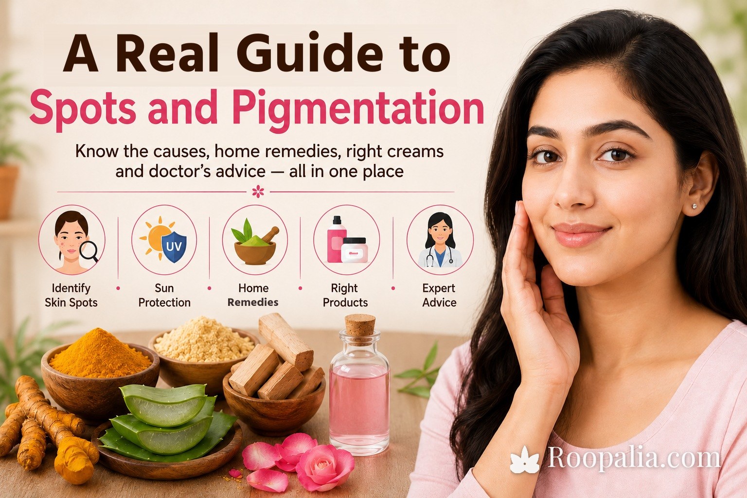 Dark spots and pigmentation on the face — causes, home remedies and treatment