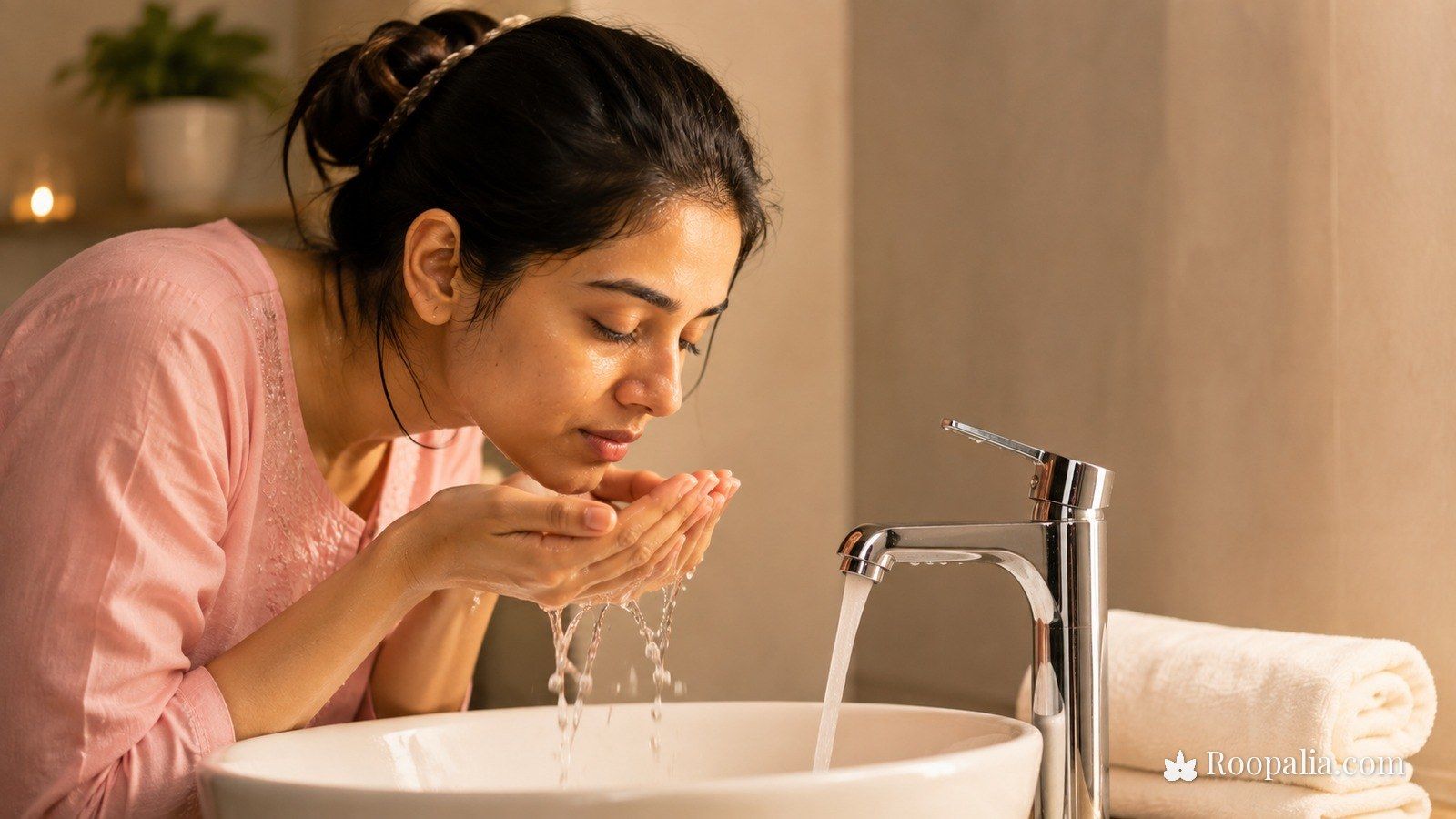Washing the face in the evening — the right cleansing habit for acne-prone skin