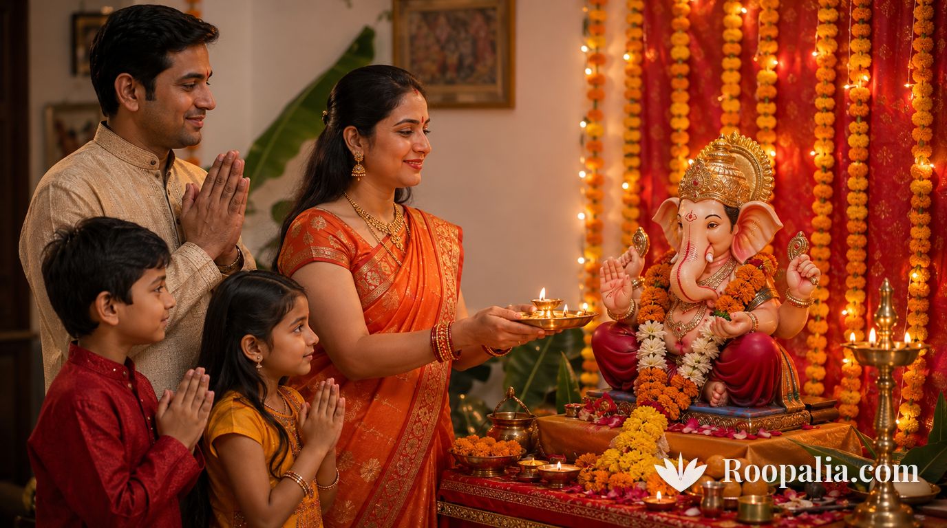 Ganesh Chaturthi 2026 — sthapana muhurat, samagri and vidhi