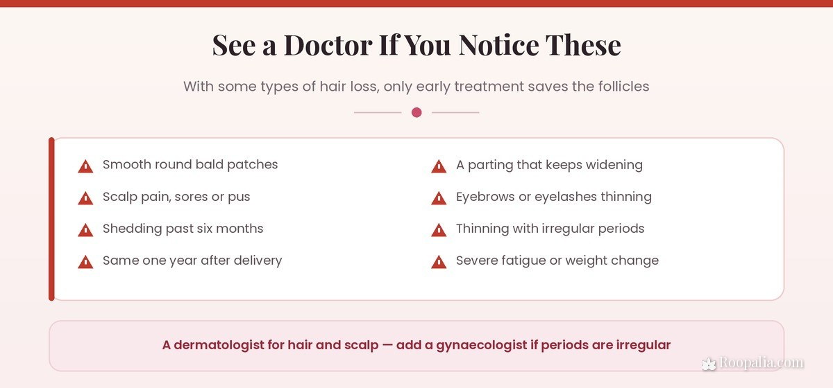 When to see a doctor for hair loss — eight warning signs that need a dermatologist